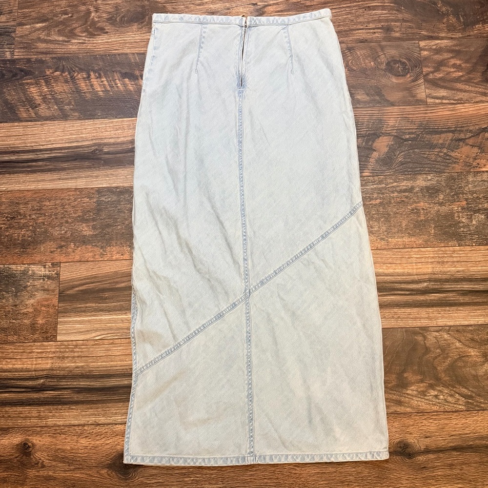 Free People Muse moment mid-rise maxi/midi skirt size 12 - Picture 15 of 16